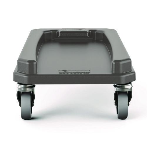 Picture of 23 Gallon Resin Slim Trash Can Dolly, 11.88" x 20.78" x 6.18", Gray