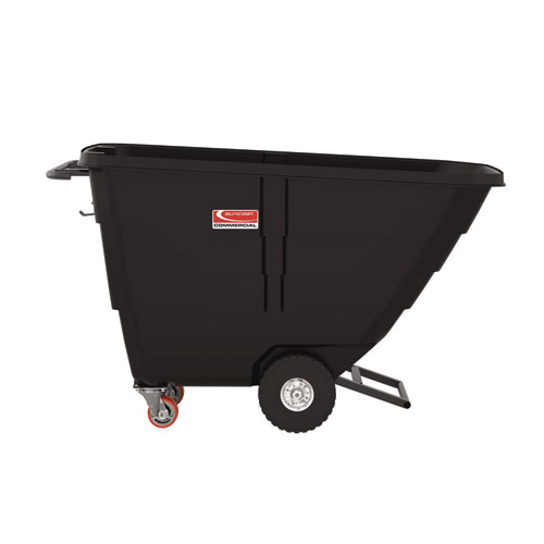 Picture of Light Duty Tilt Truck, 0.5 cu yd, Plastic Black/Red