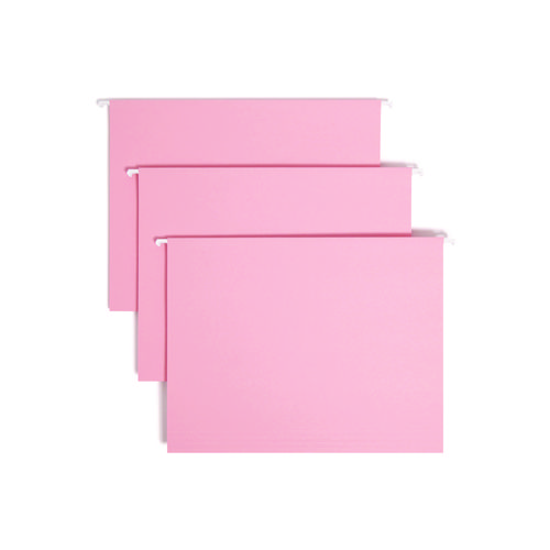 Colored+Hanging+File+Folders+with+1%2F5+Cut+Tabs%2C+Letter+Size%2C+1%2F5-Cut+Tabs%2C+Pink%2C+25%2FBox