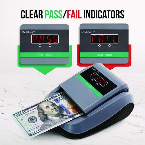 Picture of KCD-1000 Counterfeit Detector, Dimensional, Image, IR, MG, MT, Thickness, UV and Watermark Detection, US Currency