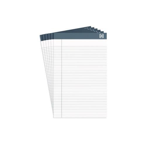 Picture of Notepads, Narrow Rule, 50 White 5 x 8 Sheets, 6/Pack