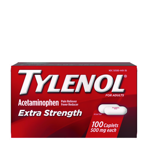 Extra+Strength+Pain+Reliever+Caplets%2C+100+Count