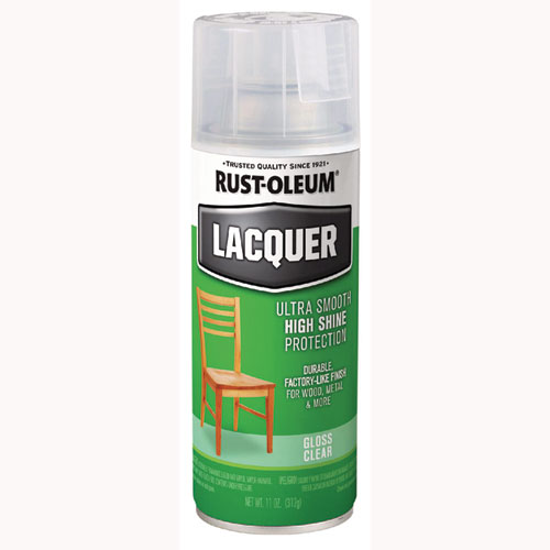 Picture of Specialty Lacquer Spray Paint, Gloss Clear, 12 oz Aerosol Can, 6/Carton