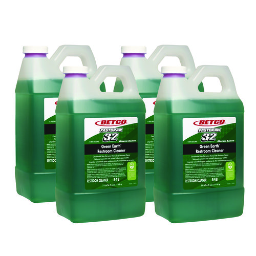 Fastdraw+32+Green+Earth+Restroom+Cleaner%2C+Citrus+Floral%2C+2+L+Bottle%2C+4%2Fcarton