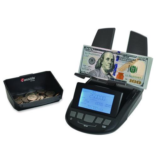 Picture of TillTally Money Scale, 1 lb Capacity, 6 x 3 Platform, Black