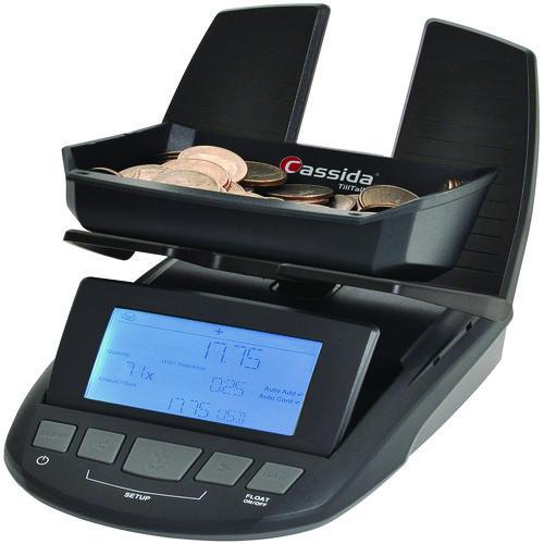 Picture of TillTally Money Scale, 1 lb Capacity, 6 x 3 Platform, Black