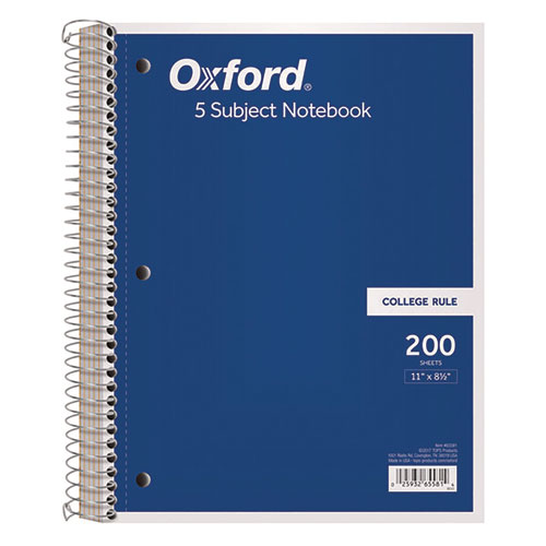 Coil-Lock+Wirebound+Notebook%2C+3-Hole+Punched%2C+5-Subject%2C+Medium%2FCollege+Rule%2C+Randomly+Assorted+Covers%2C+%28200%29+11+x+8.5+Sheets