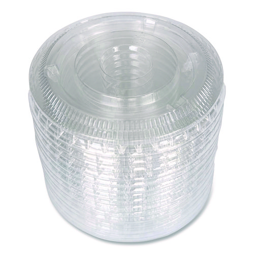 Picture of Souffle/Portion Cup Lids, Fits 3.25 oz to 5.5 oz Portion Cups, Clear, 2,500/Pack