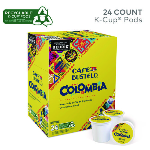 Picture of 100 Percent Colombian K-Cups, 24/Box