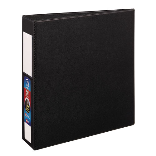 Picture of Heavy-Duty Non-View Binder with DuraHinge and One Touch EZD Rings, 3 Rings, 2" Capacity, 11 x 8.5, Black