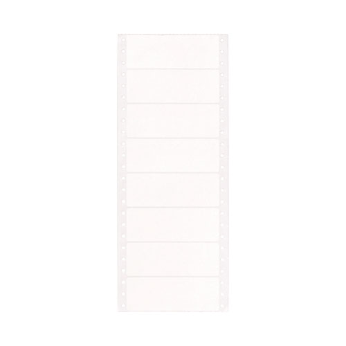 Picture of Dot Matrix Printer Mailing Labels, Pin-Fed Printers, 1.44 x 4, White, 5,000/Box