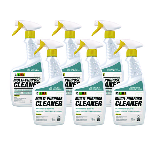 Picture of Multi-Purpose Cleaner, Lemon Scent, 32 oz Bottle, 6/Carton