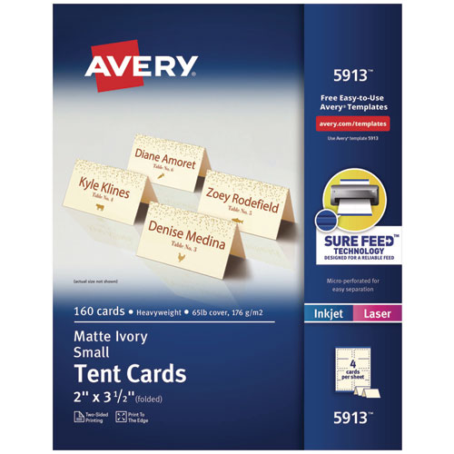 Small+Tent+Card%2C+Ivory%2C+3.5+x+2%2C+4+Cards%2FSheet%2C+40+Sheets%2FPack