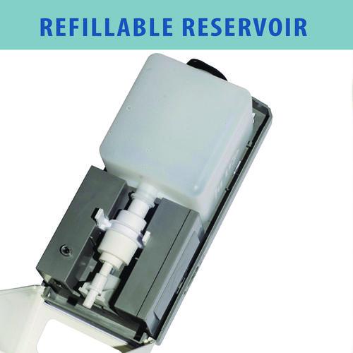 Picture of Sanitizer Dispenser, 4.6 x 4.5 x 17, Silver