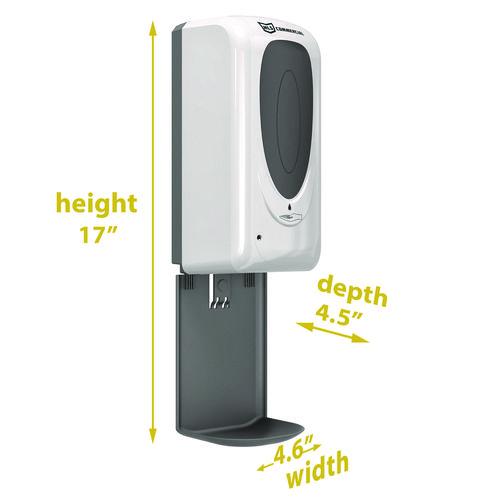 Picture of Sanitizer Dispenser, 4.6 x 4.5 x 17, Silver