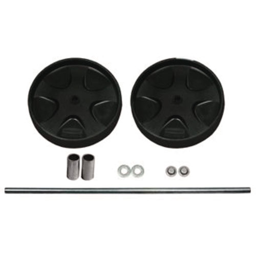 Picture of Wheel/Axle Parts for 6173 Janitor Cart 2000, (2) 8" Wheels, Black/Gray