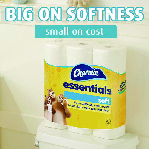 Picture of Essentials Soft Bathroom Tissue, Septic Safe, 2-Ply, 330 Sheets/Roll, 18 Rolls/Carton