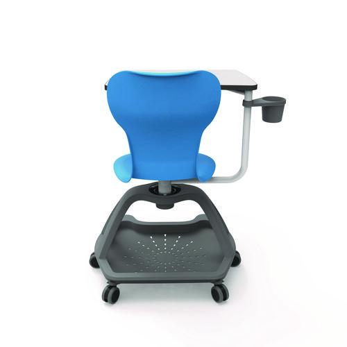 Picture of Classroom Series All-In-One Student Desk and Chair, Supports Up to 330 lb, 19" Seat Height, Blue Seat/Back, Gray Base