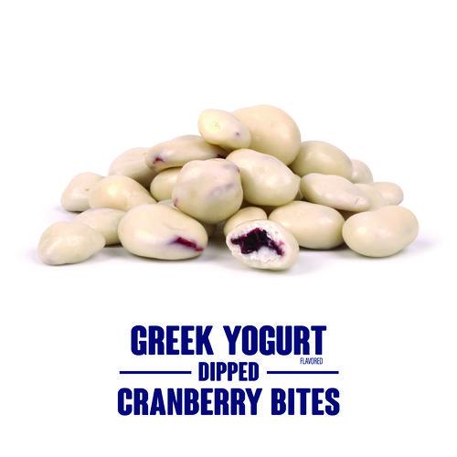 Picture of Greek Yogurt Dipped Cranberry Bites, Cranberry/Yogurt, 5 oz Bag, 12/Carton