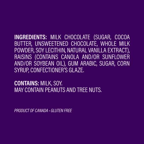 Picture of Milk Chocolate Covered Raisins, 50 oz Jar