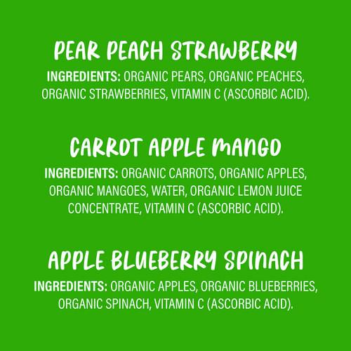 Picture of Organic 2nd Foods Baby Food Pouches, Assorted Flavors, 3.5 oz Pouch, 12/Carton