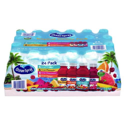 Picture of Tropical Variety Pack, Assorted Flavors, 10 oz Bottle, 24/Carton