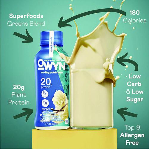 Picture of 20 g Protein Drink, Vanilla, 12 oz Bottle, 12/Carton