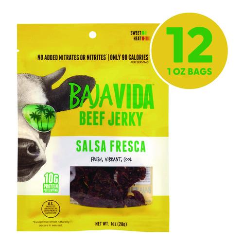 Picture of Beef Jerky Salsa Fresca Snack Pack, Salsa Fresca, 1 oz Packet, 12/Carton
