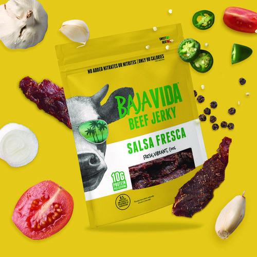 Picture of Beef Jerky Salsa Fresca Snack Pack, Salsa Fresca, 1 oz Packet, 12/Carton