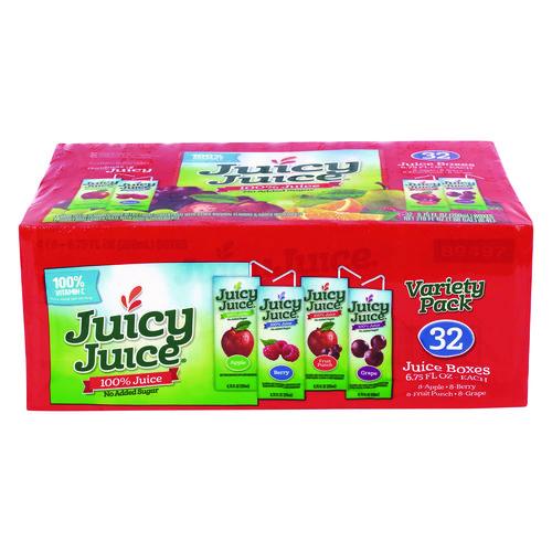 Picture of Juice Box Variety Pack, Assorted Flavors, 6.75 oz Box, 32/Carton