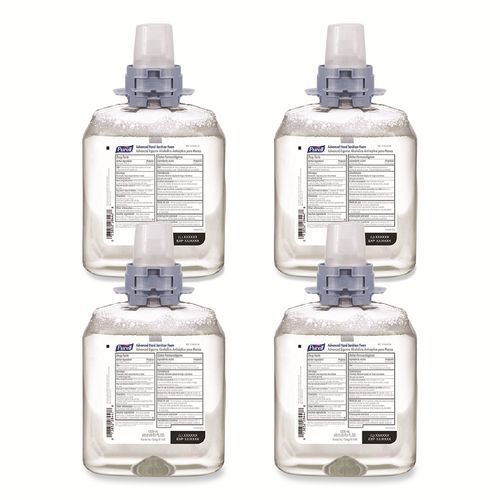 Picture of Advanced Hand Sanitizer Foam, For CS4 and FMX-12 Dispensers, 1,200 mL, Unscented, 4/Carton