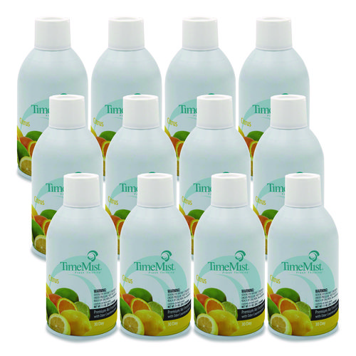 Premium+Metered+Air+Freshener+Refill%2C+Citrus%2C+7.1+oz+Aerosol+Spray%2C+12%2FCarton