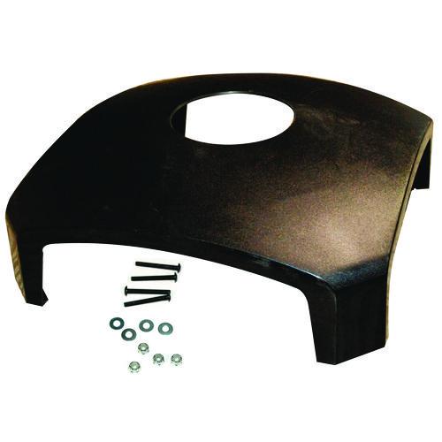 Picture of Dome Top with Hole for Waste Receptacle, 25.5" x 25.5" x 9.75", Driftwood