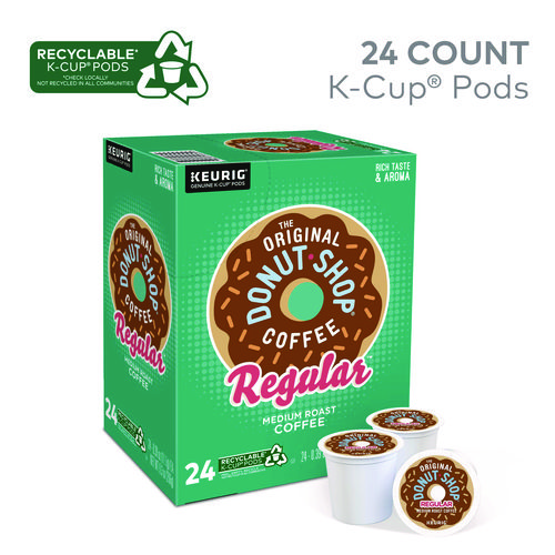 Picture of Donut Shop Coffee K-Cups, Regular, 24/Box