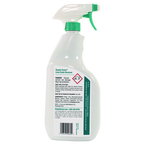 Picture of Lime Scale Remover, Wintergreen, 32 oz Spray Bottle, 12/Carton