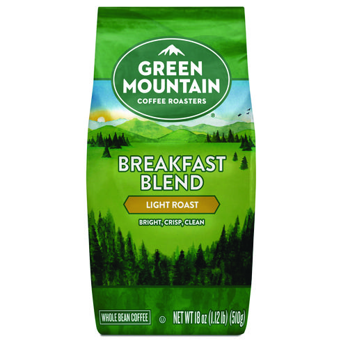 Picture of Breakfast Blend Whole Bean Coffee, 18 oz Bag