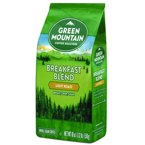 Picture of Breakfast Blend Whole Bean Coffee, 18 oz Bag