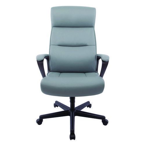 Picture of Alera Oxnam Series High-Back Task Chair, Supports Up to 275 lb, 17.56 to 21.38 Seat Height, Gray Seat, Gray Back, Black Base