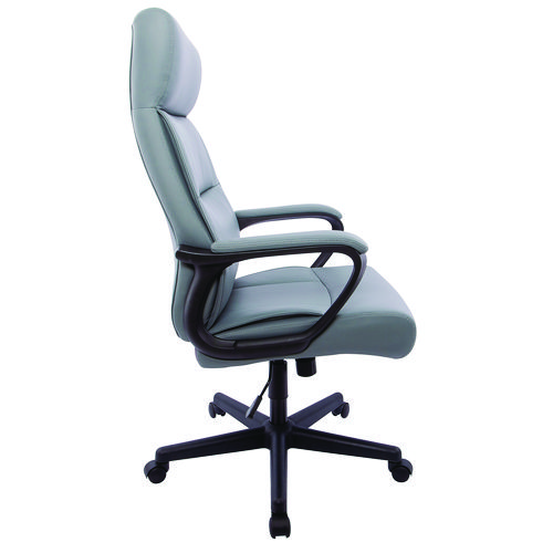 Picture of Alera Oxnam Series High-Back Task Chair, Supports Up to 275 lb, 17.56 to 21.38 Seat Height, Gray Seat, Gray Back, Black Base