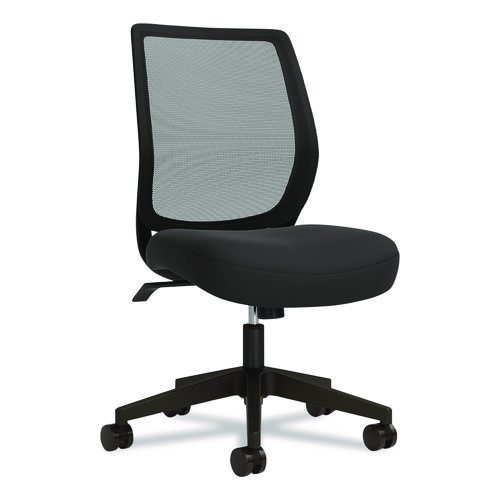 Picture of Wessex Ergonomic Fabric Mesh Swivel Task Chair, Supports Up to 275 lbs, 17.09 to 20.83 Seat Height, Black Seat/Back/Base