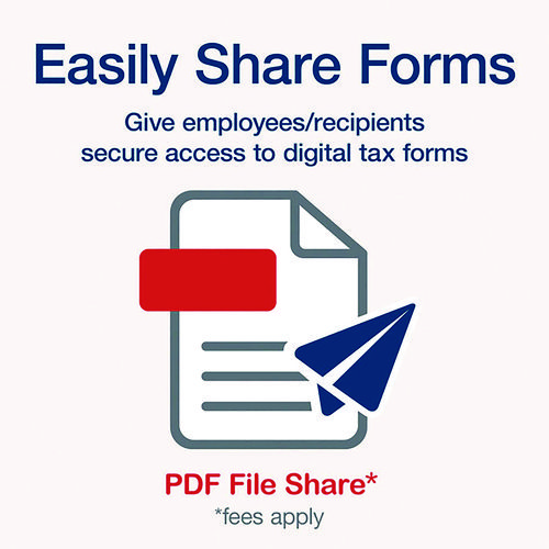 Picture of 4-Part 1099-MISC Tax Forms with Tax Forms Helper, 2024, Four-Part Carbonless, 8.5 x 5.5, 2 Forms/Sheet, 50 Forms Total