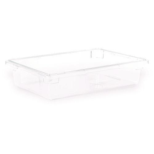 Picture of StorPlus Polycarbonate Food Storage Container, 8.5 gal, 18 x 26 x 6, Clear, Plastic