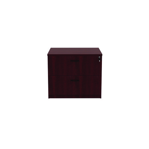 Picture of Alera Valencia Series Lateral File, 2 Legal/Letter-Size File Drawers, Mahogany, 34" x 22.75" x 29.5"