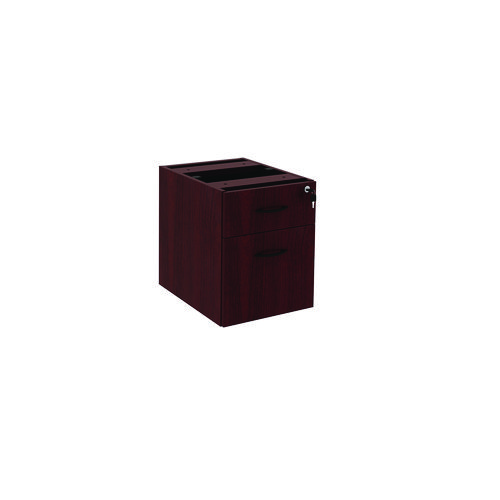 Picture of Alera Valencia Series Hanging Pedestal File, Left/Right, 2-Drawers: Box/File, Legal/Letter, Mahogany, 15.63" x 20.5" x 19.25"