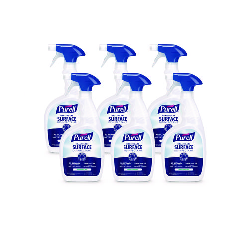 Picture of Healthcare Surface Disinfectant, Fragrance Free, 32 oz Spray Bottle, 6/Carton