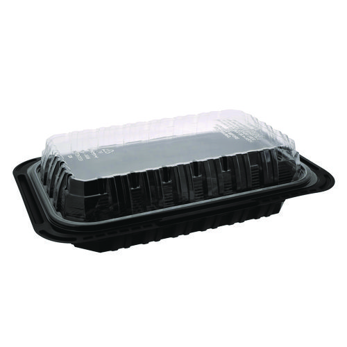 Picture of ClearView MealMaster Chicken Barn, 13.3 x 8.4 x 4, Black/Clear, 105/Carton