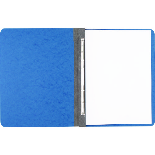 Picture of Pressboard Report Cover with Tyvek Reinforced Hinge, 2-Hole Prong Fastener, 3" Capacity, 8.5 x 11, Light Blue