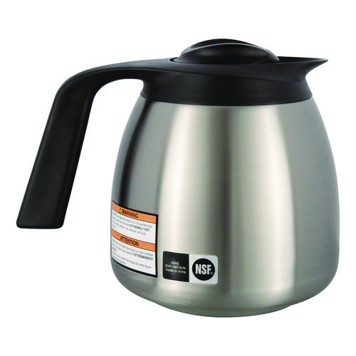 Picture of 1.9 Liter Thermal Carafe, Stainless Steel/Black