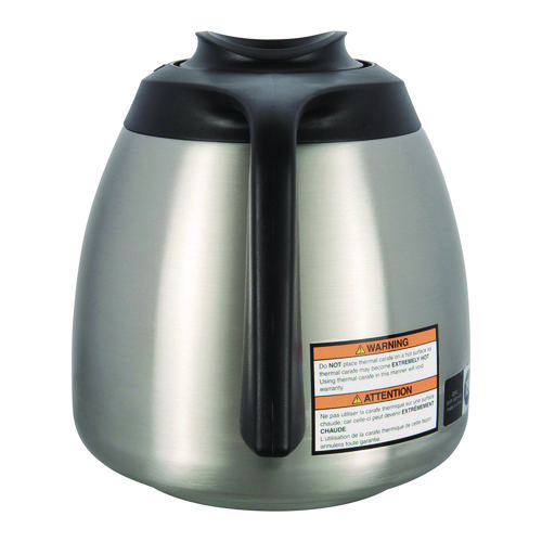 Picture of 1.9 Liter Thermal Carafe, Stainless Steel/Black