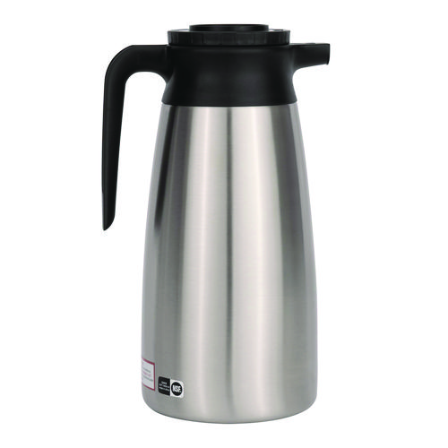 Picture of 1.9 Liter Thermal Pitcher, Stainless Steel/Black